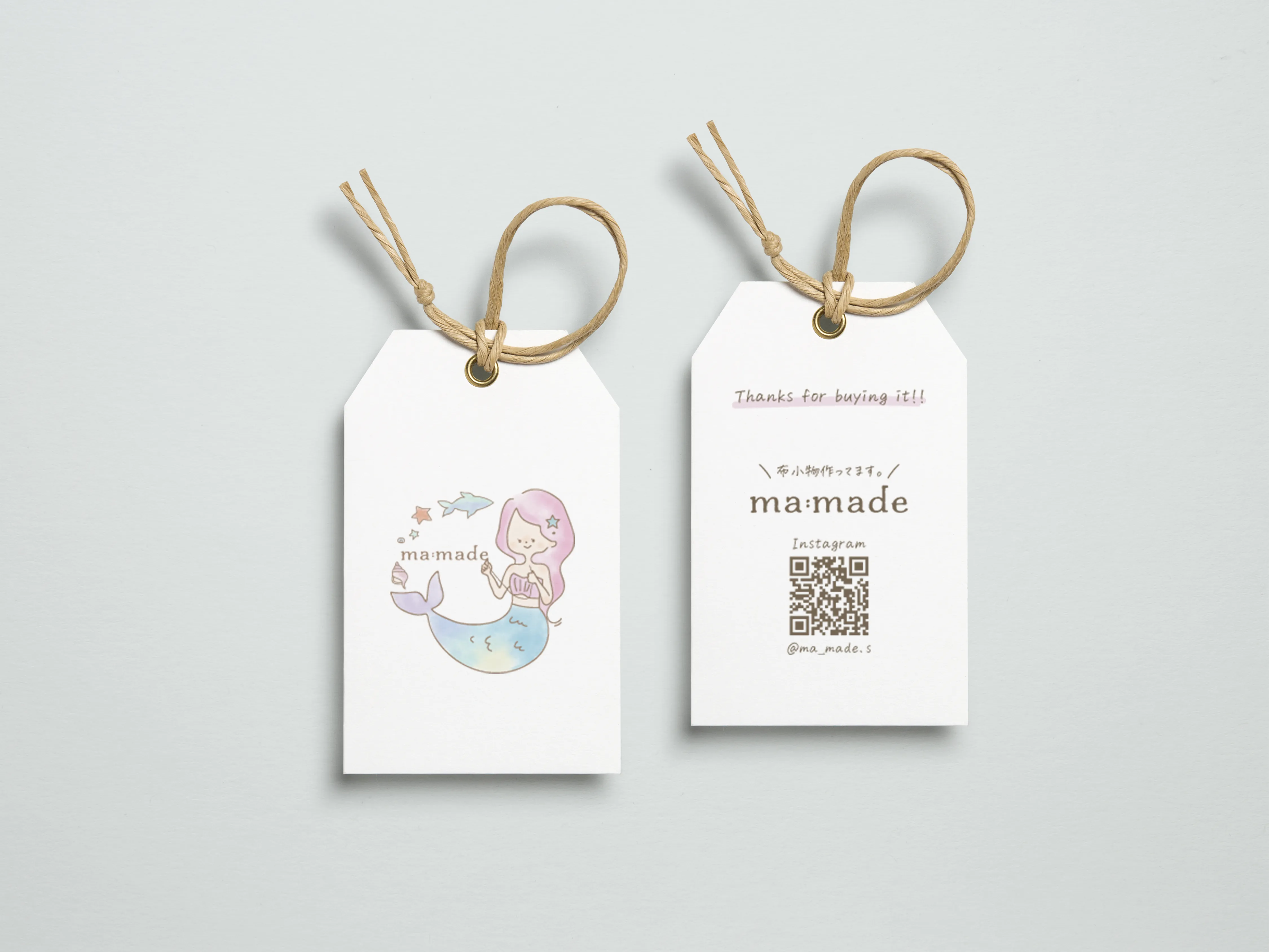 7iroDesign 制作実績 mamade様 商品タグ